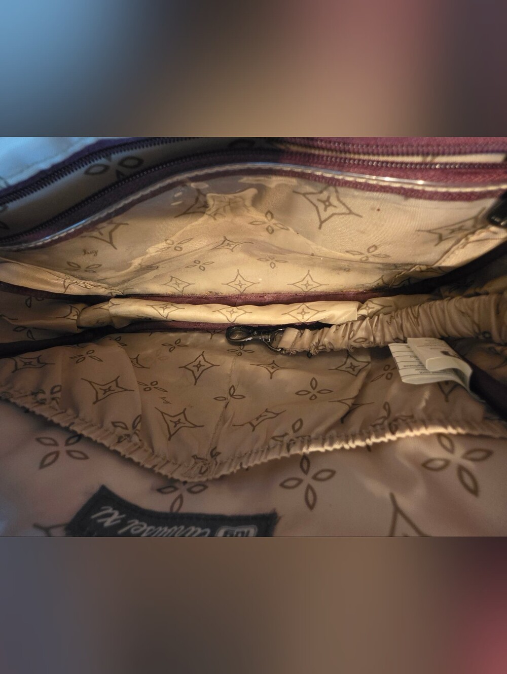 Lug Carousel XL Leopard Print Quilted Crossbody Organizer Bag - Picture 4 of 7